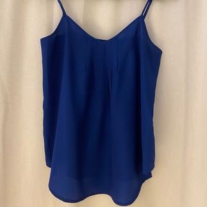Aritizia Silk Blue Tank